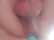 Bad dragon shower fuck