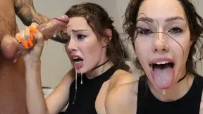 no Mercy for My Throat - Rough Deepthroat and Facefucking