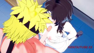 Naruto Animated 3D - Kurenai bobjob and nailed by Naruto