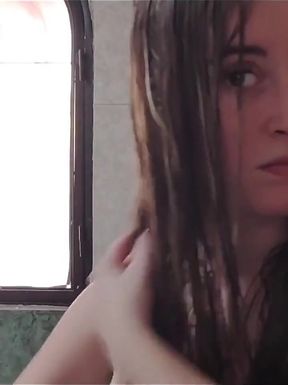 Washing, Drying and Brushing My Hair