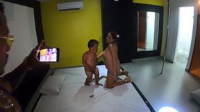 Hot Paty Butt&#x1F351; Engages in Passionate Scene with Experienced Pornstar Nego Cattara and Digital Influencer