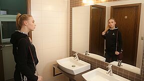 Jenny Goes Wild In The Restroom With Jenny Wild