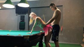 Wrestling Surrender: She Grinds Me Down on Pool Table