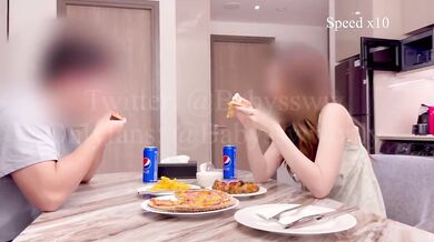 Babyssww - Thai creampie in the kitchen room ไทย เย็ดสด แตกในคาห้องครัว