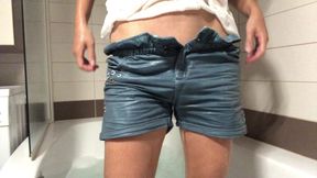 Wet Jeans Fetish