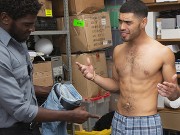 Naughty Latino Thief Angel Duran Gets His Tight Asshole Drilled By Big Black Cock - Young Perps