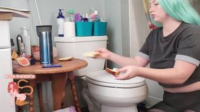 Toilet Cleaning Bread Test
