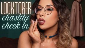 Locktober Chastity Check In ( Pussy Worship & Denial )