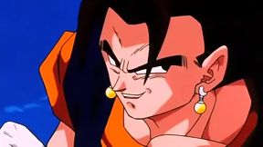 Rough Anime Group Sex With Veggeto and Luta from Dragon Ball Super