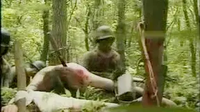 Asian MILFs Pleasured by Hung Soldiers in the Heat