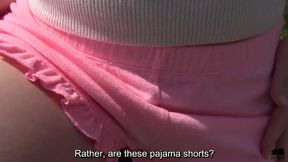 Japanese MILF stripped and pounded under blue sky