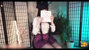 Secret Video of Komi-san's hot kinky feet and toy play