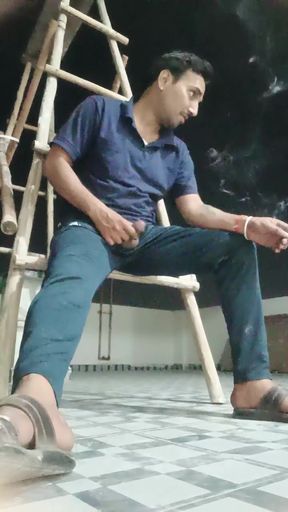 Indian Desi hairy man enjoy masterbation with friends and daddy uncle