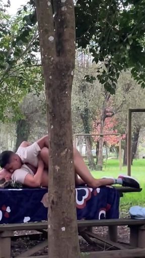 Stepmother Gets Caught Having Sex Outdoors