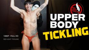 TICKLING MIA: Topless Ponytail Fringe Girl in Trouble!! Armpit and Belly Merciless Tickled Tied Up | First Time Restrained | Intense Upper Body Tickle Domination | Cruel Tickling | 1080P FULL HD