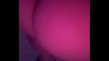 Horny young woman with a round ass and pretty face falls to her knees for