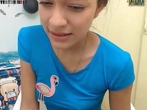 mila lu small boobs pee