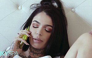 Kinky Spa - Leigh Raven's Best Way To Relax Is A Cock Inside Her Pussy & Her Body Covered In Hot Cum