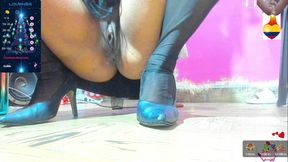 Christmas Loves in Heels and Sexy Stonkings Need Ride Ur Dick on the Floor Until Cum Sext Baby Boy Yumiii