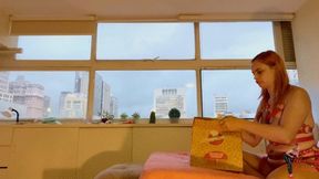 Farting POV eating, part 1,, by Manu Albertine and Lolah Vibe, FULL HD