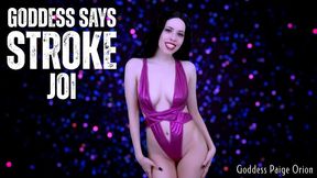 Goddess Says Stroke JOI : 720p