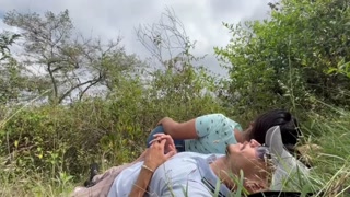I got fucked hard on the mountaintop! Real outdoor sex
