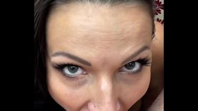 Big Tits Babe SUCKS Like a QUEEN - Blowjob, Rimjob, Ball Sucking, Cum in Mouth CASTING!
