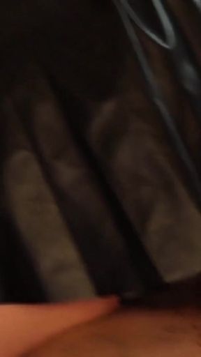 Iconic moment from &quot;210 - Amateur Slut, Dress Up And Satin Lingerie, Leather Dress And Satin Dress, Fuck Multiple Positions&quot;