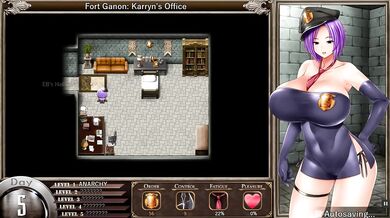 Karryn's Prison [RPG Hentai game] Ep.9 Nerds are equiped with anal beads and pussy dildo now