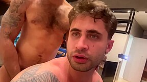 Milking The Faggot Ass Without A Condom