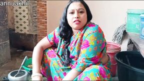 Desi stepmother sucks cum in mouth