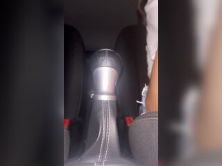 Explosive Masturbation in the Car My Squirt Soaks U