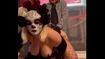 Fucking Milf at Halloween Party