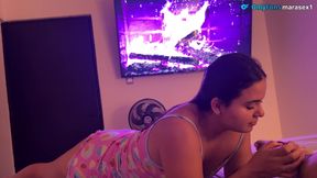Best friend let me fuck your creamy pussy before we fuck