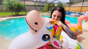 Aquaphilias- Harley Jayde- She catches the Inflatables Cheating on her