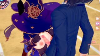 [Hentai Game Koikatsu! ]Have sex with Big tits Genshin Impact Mona.3DCG Erotic Anime Video.