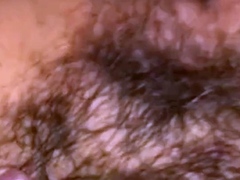 Amateur hairy pussy fucked hardcore in homemade hammering