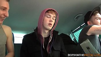 Kai Alexander has hardcore threesome in the moving car