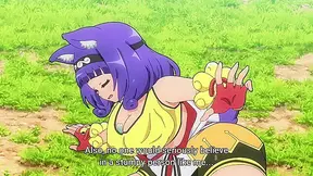 Busty Catgirl Seduces Workaholic Hero After Slimy Rescue in Guild Quest