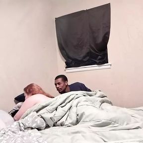 Stepmom Let Big Dick Stepson Gets in Bed with Her