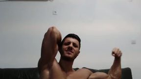 European Model, Marco Flexing Show