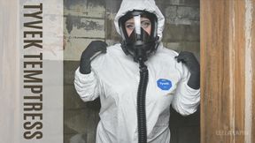 Leela Lapin is a Hazmat Clad Tyvek Temptress and Requires a Sample and Gives JOI for Re-Entry