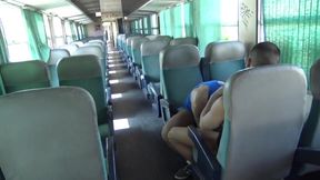 fucked bareback in trian by badboy