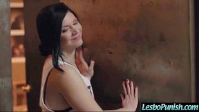 (andy&amp_a.) Lesbo Girls Use Sex Dildos In Hard Punish Sex Action vid-12