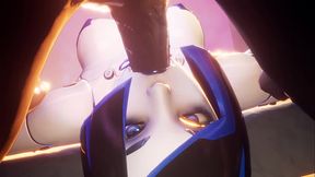 Demi's face fucked by huge black cock in Subverse