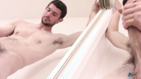 ”StraightNakedThugs: Handsome Hunk Hunter Get His Prick Out & Delivers Big Mess”