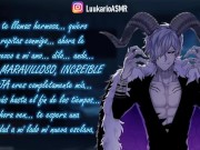 ASMR (sfw) DEMONIO te hace su ESCLAVA BESOS Roleplay ESPAÑOL
