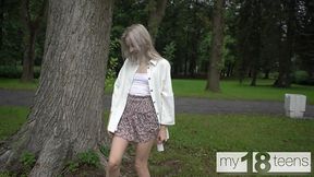 my18teens - public nudity on the last day of summer with carolina sun