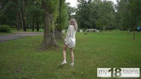 my18teens - public nudity on the last day of summer with carolina sun