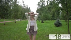 my18teens - public nudity on the last day of summer with carolina sun